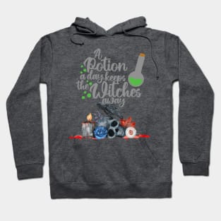 Halloween Potion Witch Away Hoodie